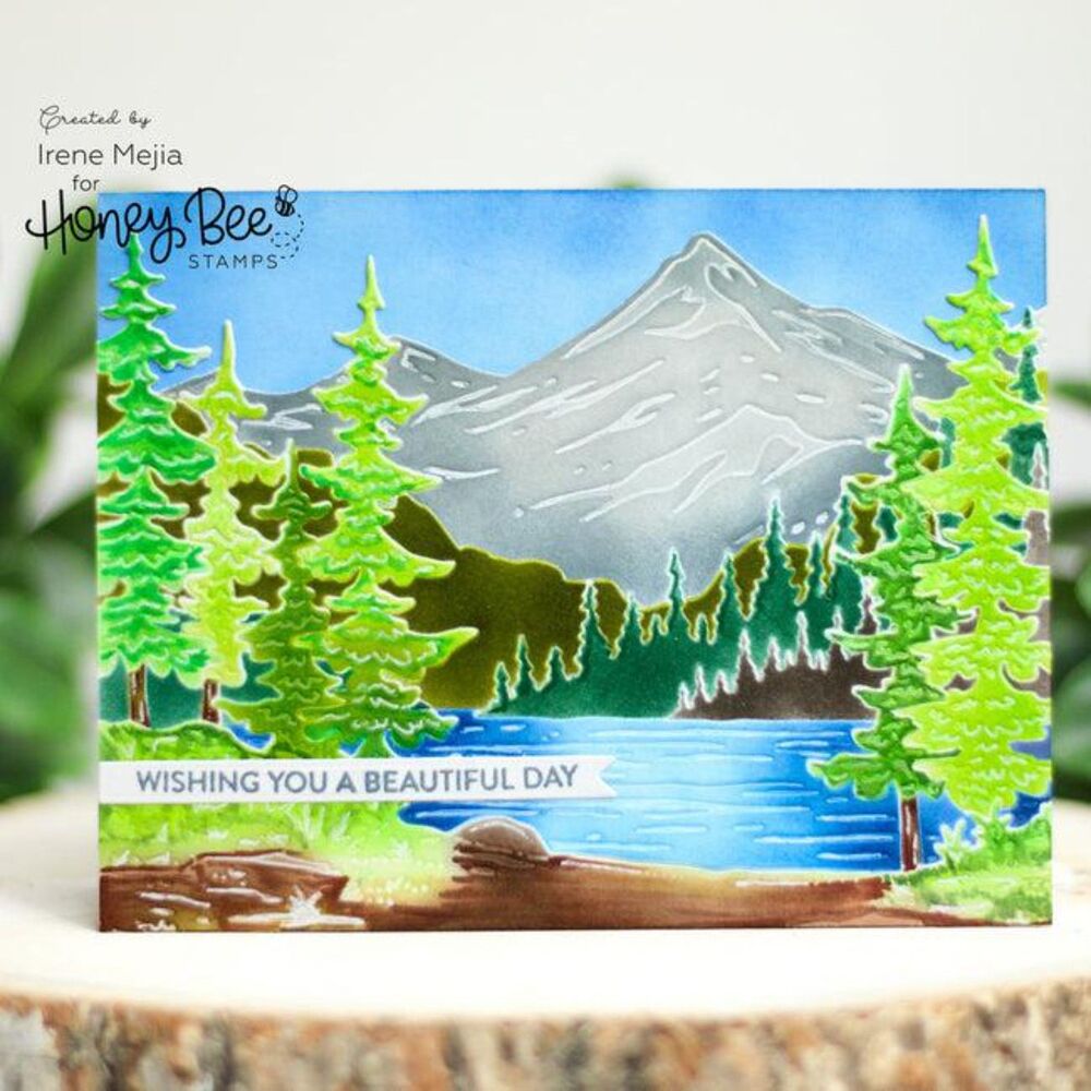Honey Bee At The Lake - Set Of 6 - 6"x6" Layering Stencils B36